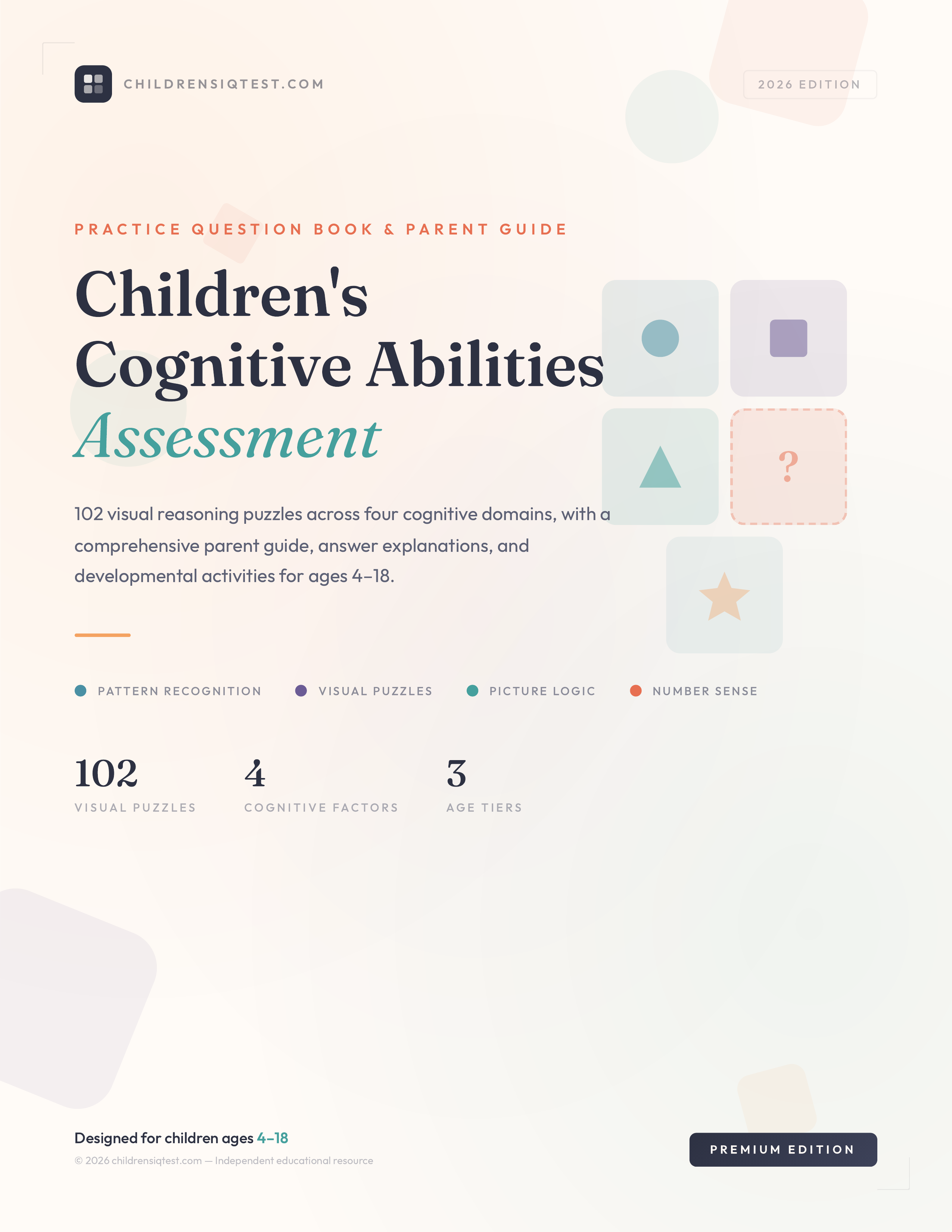 Single Age Tier booklet cover